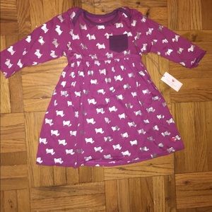 Pink Chicken Scottie Dog dress
